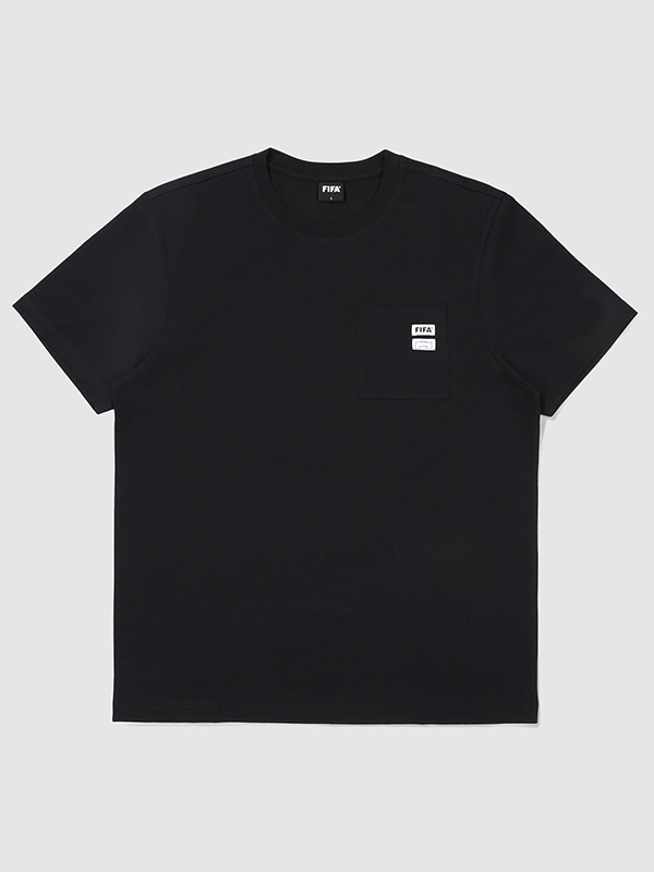 [FIFA 1904]포켓 베이직 티셔츠 BLACK (FF32TH35U_160)
