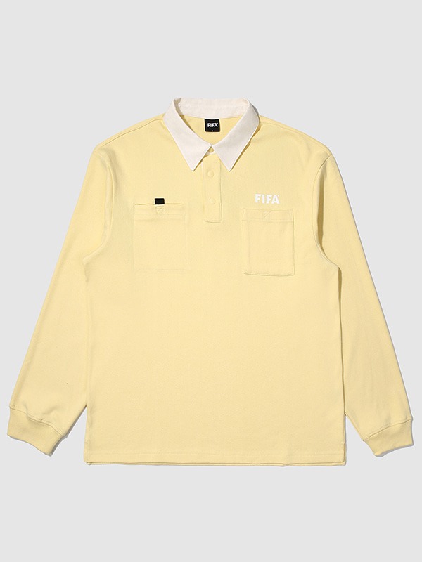 [FIFA 1904] 카라 포켓 티셔츠 옐로우(FF24TC01U_420)